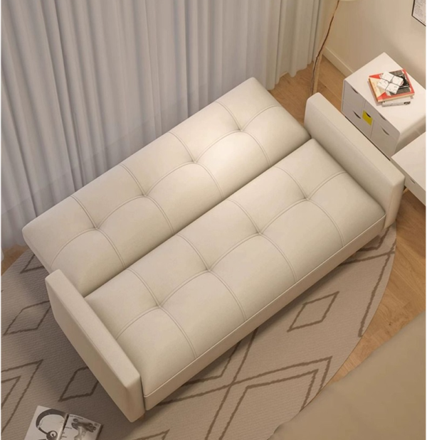 Wooden frame sofa bed - Image 4