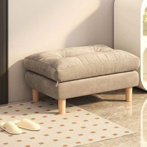 Wooden footstool