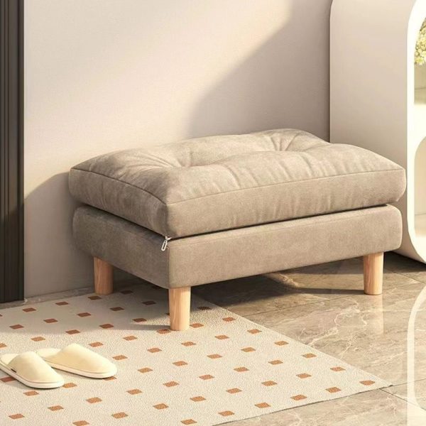 Wooden footstool