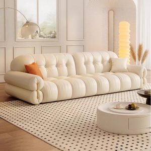 Wooden frame sofa