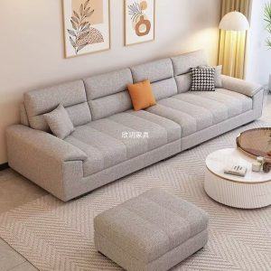 Wooden frame sofa