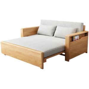 Wooden frame sofa bed