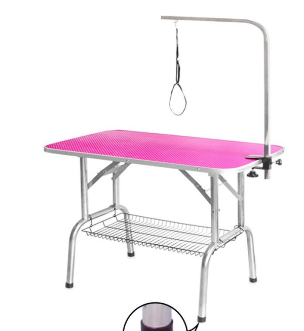 Pet grooming table