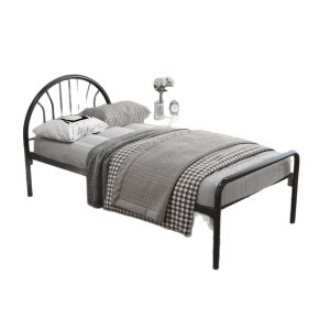 iron frame bed