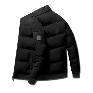 Men's woven cotton coat
