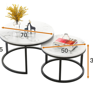 Marble coffee table
