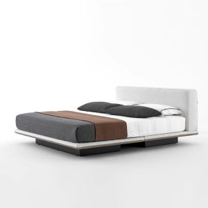 wooden bed