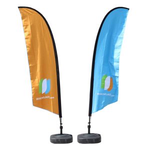 Beach knife flag