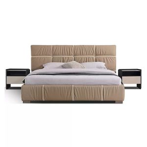 wooden bed