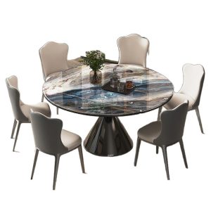 Round dining table