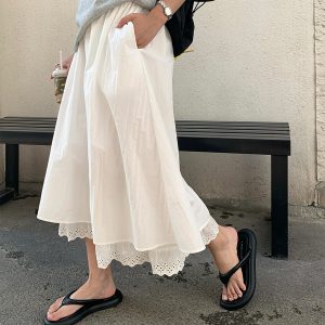 Woven women's long dress