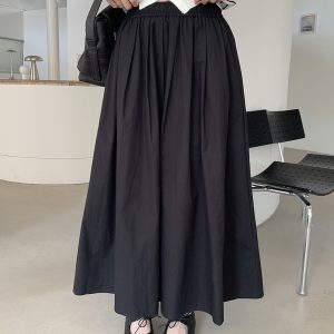 Woven cotton long dress