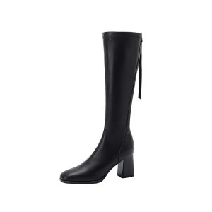 Leather boots