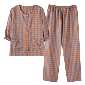 Woven cotton suit
