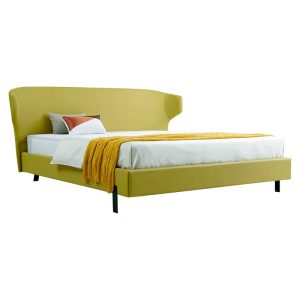 wooden bed