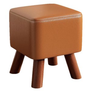 Wooden footstool