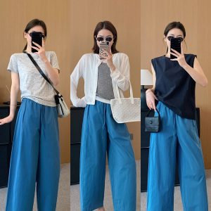 Woven women's trousers