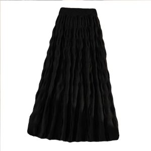 Woven cotton long dress