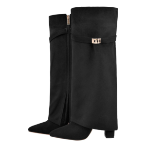 Leather boots