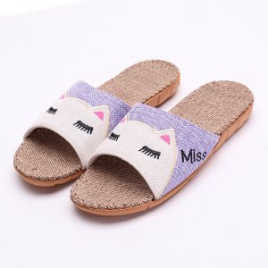 Fabric slippers