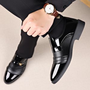 Leather shoes