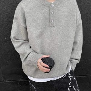 Men's long-sleeved sweater