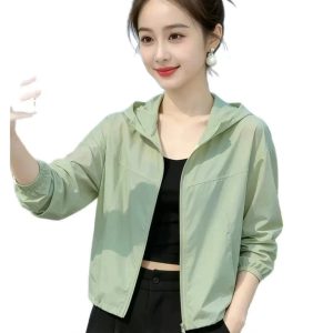 Woven women's coat