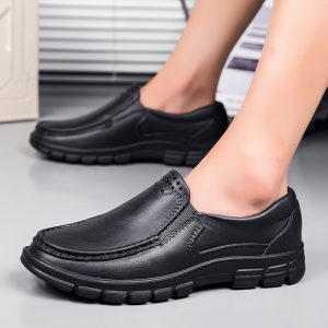 Leather shoes