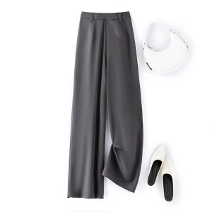 Woven women's long trousers
