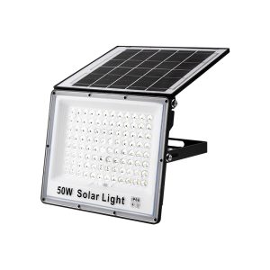 Solar-powered spotlights