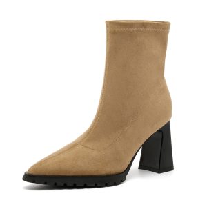 Leather boots