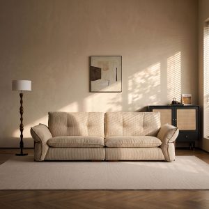 Wooden frame sofa
